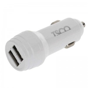 شارژر فندکی تسکو مدل TCG 23 به همراه کابل تبدیل USB به microUSB