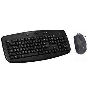 کیبورد و ماوس با سیم بیاند مدل beyond BMK-6145 با حروف فارسی در بروزکالا