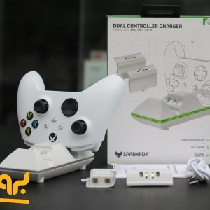 پایه شارژ دسته بازی Xbox One S اسپارک فاکس مدل Dual Controller Charger