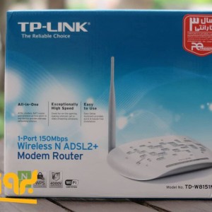 مودم روتر ADSL2 Plus بی‌ سیم N150 تی پی-لینک مدل TD-W8151N در بروزکالا