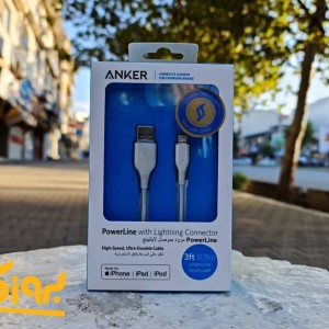 کابل USB به لایتنینگ انکر مدل Anker A8111 PowerLine به طول 90 سانتی متر در بروزکالا