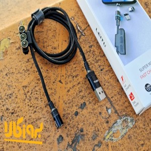 کابل USB به لایتنینگ/USB-C/microUSB لیتو مدل LD-23 طول 1 متر در بروزکالا
