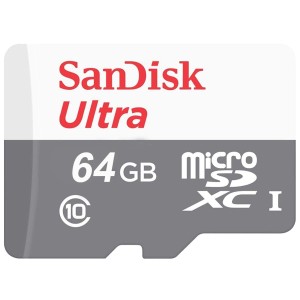 کارت حافظه microSDXC سن دیسک مدل Ultra کلاس 10 استاندارد UHS-I U1 سرعت 100MBps ظرفیت 64 گیگابایت