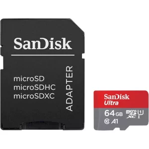 کارت حافظه‌ microSDXC سن دیسک مدل Sandisk A1 کلاس 10 استاندارد UHS-I سرعت 120MBps ظرفیت 64 گیگابایت در بروزکالا
