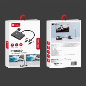 مبدل Type C, Lightning ,Micro USB به HDMI, VGA پرووان مدل PHU560در بروزکالا