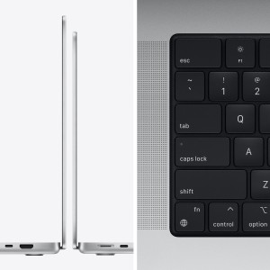 لپ تاپ 14 اینچی اپل مدل   Apple MacBook MKGT3 M1 PRO SILVERدر بروزکالا