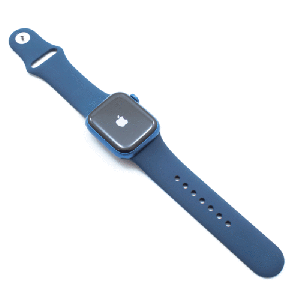 ساعت هوشمند اپل سری 7 سایز 41 با بند سیلیکون استارلایت مدل Apple Watch S7 Starlight 41mm در بروزکالا
