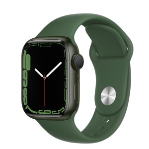 ساعت هوشمند اپل سری 7 سایز 41 با بند سیلیکون سبز مدل Apple Watch S7 Green 41mm در بروزکالا