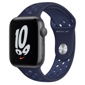 ساعت هوشمند اپل سری se سایز 44 با بند سیلیکون نایک میدنایت مدل Apple Watch Se Nike Midnight 44mm در بروزکالا