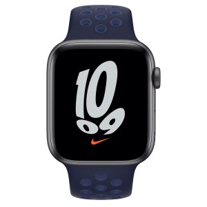 ساعت هوشمند اپل سری se سایز 44 با بند سیلیکون استارلایت مدل Apple Watch Se starlight 44mm در بروزکالا