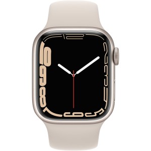 ساعت هوشمند اپل سری 8 سایز 45 با بند سیلیکون استارلایت مدل Apple Watch S8 STARLIGHT 45mm در بروزکالا