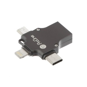 مبدل لایتنینگ به USB-C / USB / micro USB پرووان مدل PCO04 در بروزکالا