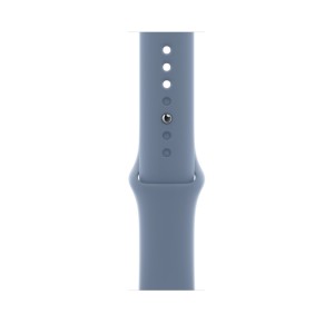 ساعت هوشمند اپل سری SE سایز 44  با بند سیلیکون آبی مدل Apple Watch SE Blue Band 44mm در بروزکالا