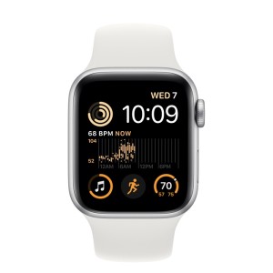 ساعت هوشمند اپل سری SE2 سایز 40 با بند سیلیکون میدنایت مدل Apple Watch SE2 New Midnight Band 40mm در بروزکالا