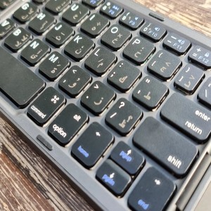 کیبورد وماوس بیسیم  Foldable keyboard with touchpad در بروزکالا