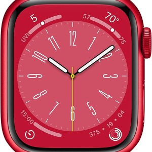 ساعت هوشمند اپل سری 8 سایز 41 با بند سیلیکون مدل Apple Watch S8 RED 41mm در بروزکالا