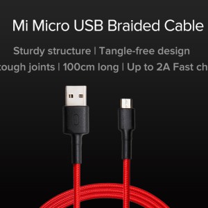 کابل تبدیل USB به microUSB شیائومی مدل SJX13ZM طول 1 متر در بروزکالا