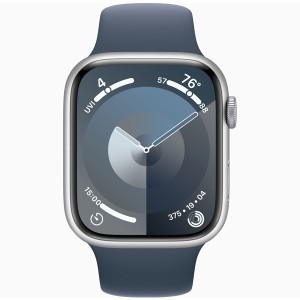 ساعت هوشمند اپل سری 9 سایز 41 سیلور مدل Apple Watch S9 SILVER 41mm در بروزکالا