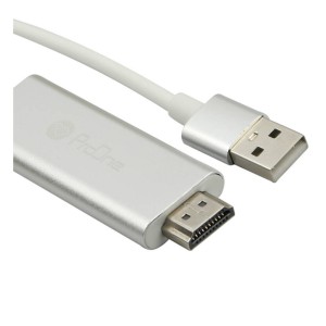 کابل تبدیل  USB-C / microUSB / Lightning به HDMI  پرووان مدل PCH70 در بروزکالا
