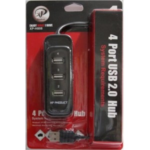 هاب USB 2.0 چهارپورت ایکس پی پروداکت مدل XP H808 در بروزکالا