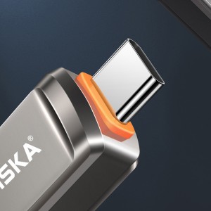 مبدل USB 3.0 OTG به USB -c هیسکا مدل Hiska H5 در بروزکالا
