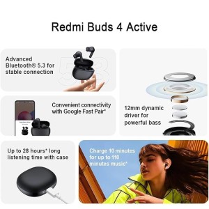 ایرفون بیسیم شیائومی مدل Redmi Buds 4 Active در بروزکالا