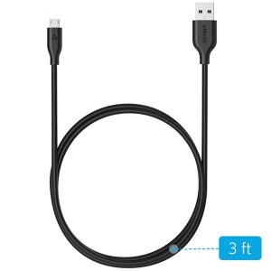 کابل تبدیل USB به microUSB انکر مدل A8132 PowerLine  در بروزکالا