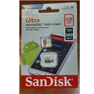 کارت حافظه microSDXC سن دیسک مدل Ultra کلاس 10 استاندارد UHS-I U1 سرعت 100MBps ظرفیت 128 گیگابایت در بروزکالا