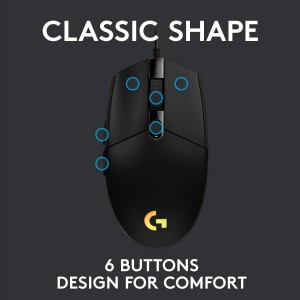 ماوس گیمینگ لاجیتک مدل Logitech G102 در بروزکالا