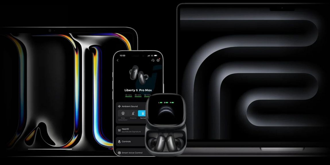 کنترلها و اتصال Anker soundcore Liberty 5 Pro Max