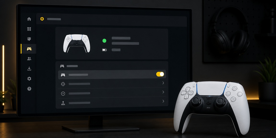 شناسایی DualSense در Steam