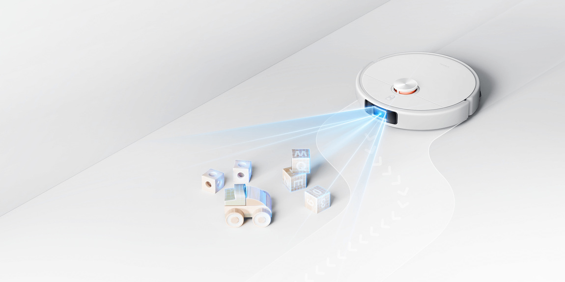 تشخیص موانع و فرش Xiaomi Robot Vacuum H50 Pro