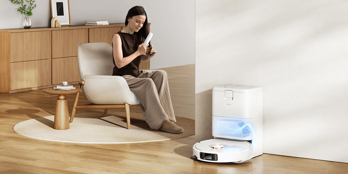 طراحی ربات و ایستگاه Xiaomi Robot Vacuum H50 Pro