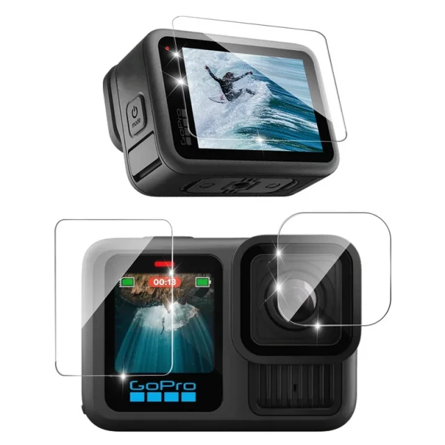محافظ صفحه نمایش شیشه ای مدل GL مناسب برای دوربین گوپرو GoPro Hero 9 / 10 / 11 / 12 / 13