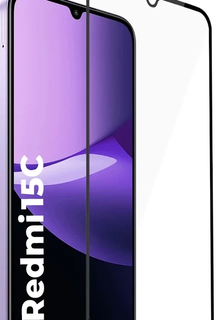 محافظ صفحه نمایش شیشه ای مدل FX مناسب برای گوشی موبایل شیائومی Redmi 15C