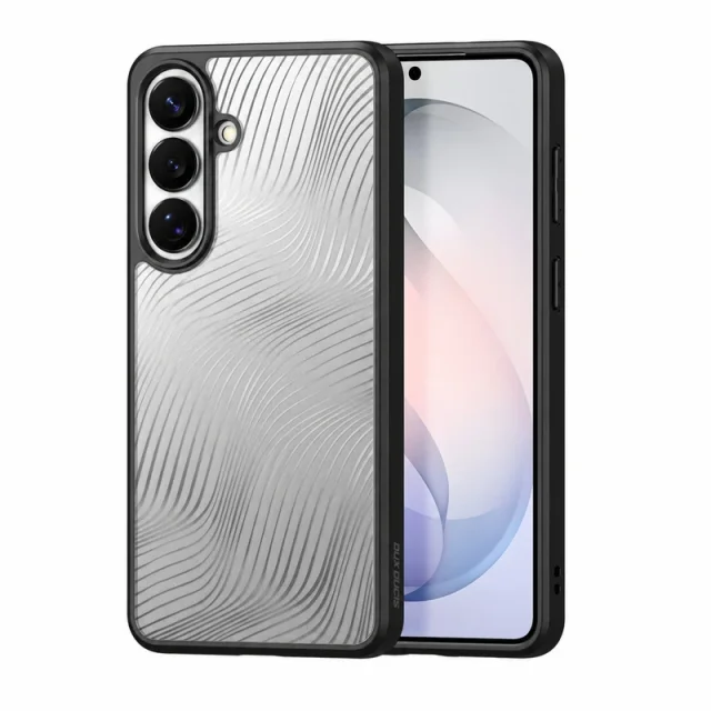 کاور Wave مشکی سامسونگ Galaxy S26؛ نمای جلو و پشت گوشی