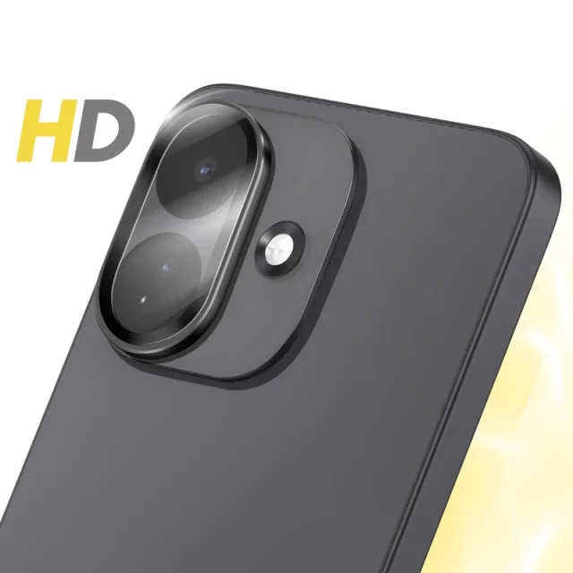 نمای شفافیت شیشه محافظ لنز Redmi Note 17 Pro با نشان HD