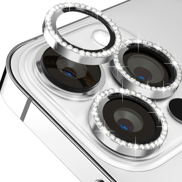 محافظ لنز مدل رینگی نگین دار اپل iPhone 14 Pro/Pro Max