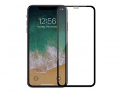 گلس فول iPhone X مشکی