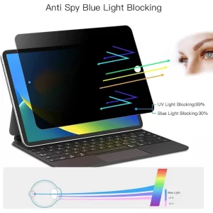 محافظ صفحه نمایش حریم شخصی مدل Privacy Tab مناسب برای تبلت اپل iPad 11 2025 11 inch