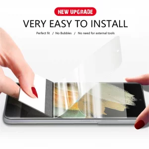 محافظ صفحه نمایش شفاف مدل Hydrogel 2 مناسب برای گوشی موبایل سامسونگ Galaxy S25 Ultra به همراه محافظ پشت گوشی