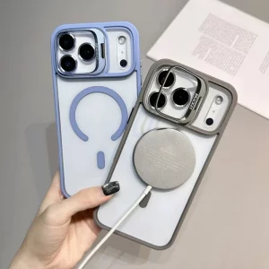 کاور مدل Bracket مناسب برای گوشی موبایل اپل iPhone 17 Pro Max به همراه محافظ لنز
