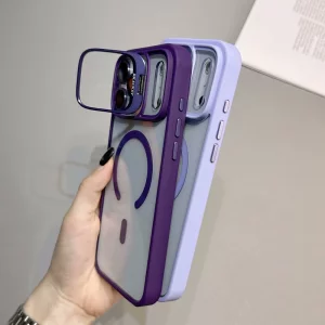 کاور مدل Bracket مناسب برای گوشی موبایل اپل iPhone 17 Pro Max به همراه محافظ لنز