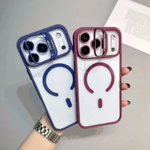 کاور مدل Bracket مناسب برای گوشی موبایل اپل iPhone 17 Pro Max به همراه محافظ لنز
