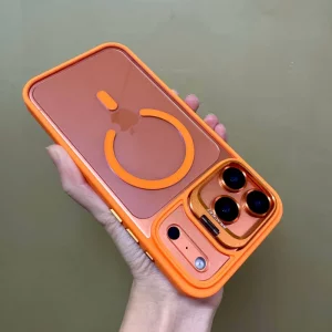 کاور مدل Bracket مناسب برای گوشی موبایل اپل iPhone 17 Pro Max به همراه محافظ لنز