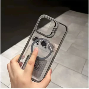 کاور مدل Bracket مناسب برای گوشی موبایل اپل iPhone 17 به همراه محافظ لنز