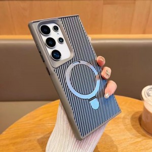 کاور مدل Carbon Stand مناسب برای گوشی موبایل سامسونگ Galaxy S25 Ultra
