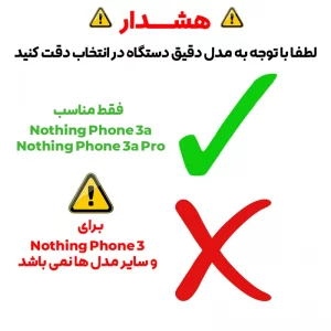 محافظ صفحه نمایش مدل FNP مناسب برای گوشی موبایل ناتینگ فون 3a / 3a Pro