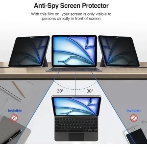 محافظ صفحه نمایش حریم شخصی مدل Tab مناسب برای تبلت اپل iPad Air 11 M3 2025