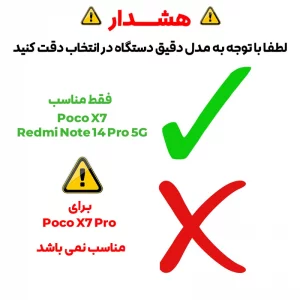 محافظ صفحه نمایش مدل Hydrogel مناسب برای گوشی موبایل شیائومی Poco X7